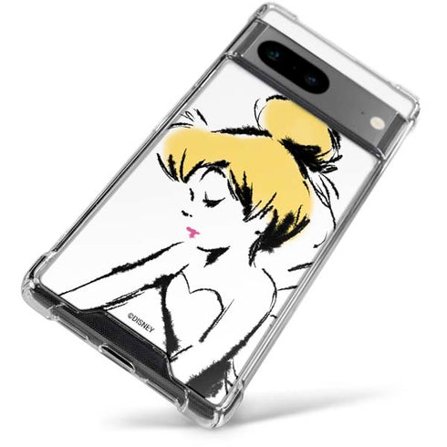 Disney Tinker Bell Dreamer Ink Art Google Pixel 8 Clear Case